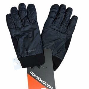 Hawke & Co Lightweight Black Nylon Gloves - NWT!